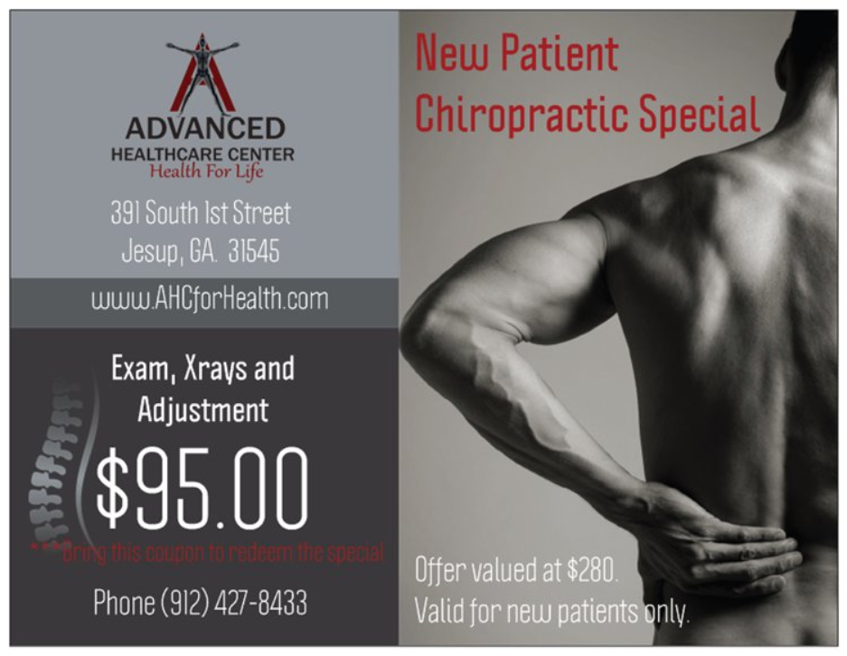 New patient Self Pay Chiro Visit $95